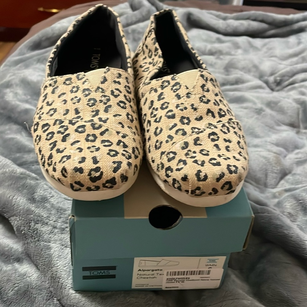 TOMS cheetah shoes
